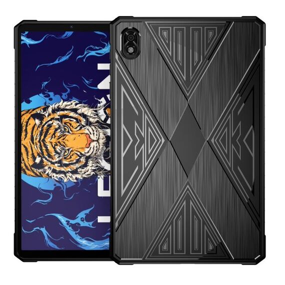 Per Lenovo Legion YY700 Custodia per tablet in TPU antiurto con texture spazzolata (nero)