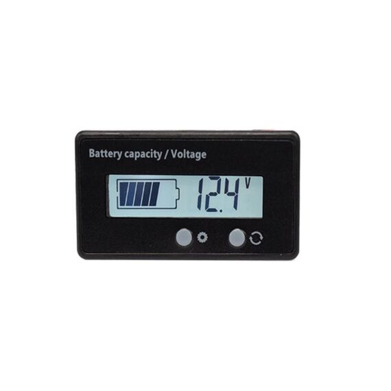 L6133 Display LCD di alimentazione per motociclette elettriche, stile: pulsante retroilluminazione bianca anteriore