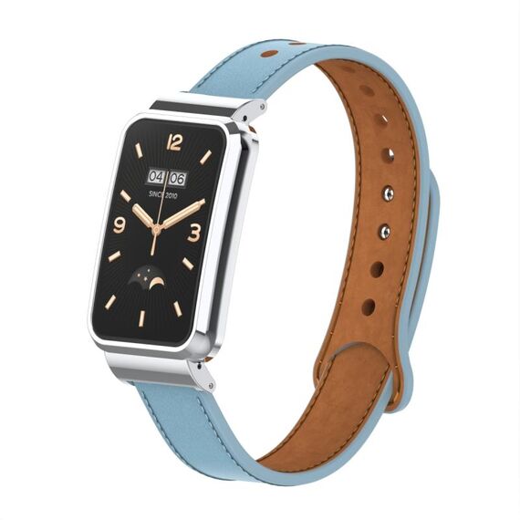 Per Xiaomi Mi Band 7 Pro Cinturino in metallo con doppia borchia (blu freddo)