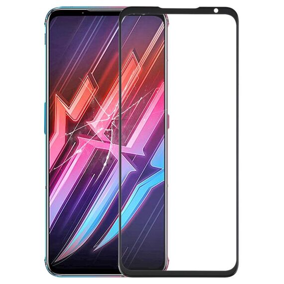 Lente in vetro esterno dello schermo anteriore con adesivo otticamente trasparente OCA per ZTE Nubia Red Magic 6 Pro