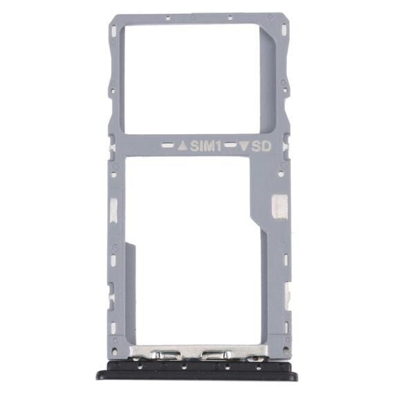 Vassoio per schede SIM + Vassoio per schede Micro SD per T-Mobile Revvl 4+ 5062 506W 5062Z (nero)