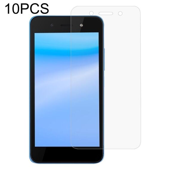 Pellicola in vetro temperato 10 pezzi 0,26 mm 9H 2.5D per Itel A33 Plus