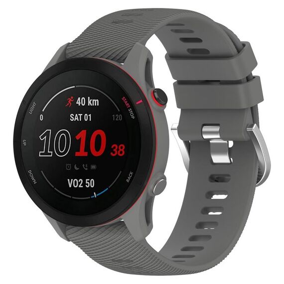 Per Xiaomi MI Watch Sport 22mm Cinturino in silicone morbido a tinta unita (grigio scuro)