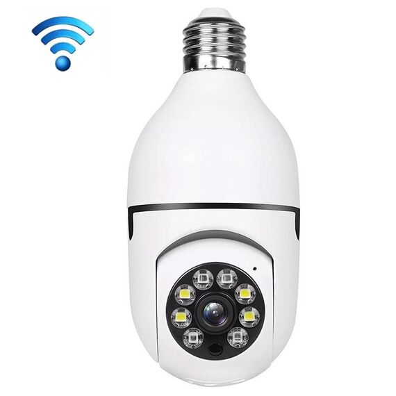A6 2MP HD Lampadina WiFi Camera Supporto Motion Detection/Audio bidirezionale/Visione notturna/scheda TF