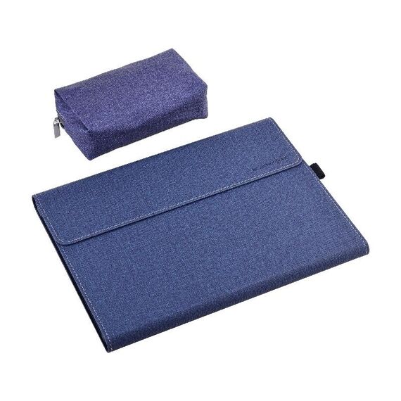 Per Microsoft Surface Pro 9 Custodia per tablet PC all-inclusive con alimentatore (blu scuro)