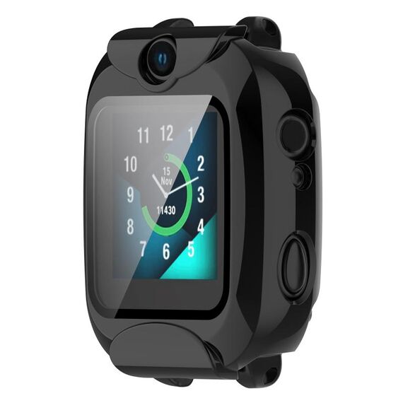 Per Xplora XGO2 Custodia per PC con pellicola in vetro temperato (nero)