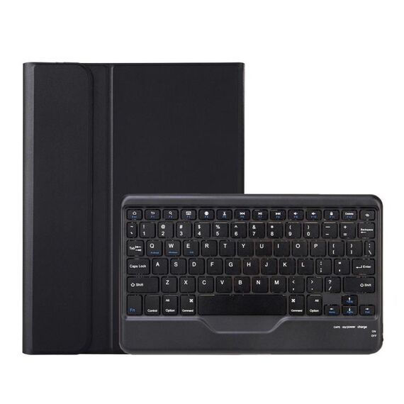Custodia in pelle con tastiera Bluetooth AM18-B per Lenovo XiaoXin Pad Pro 2022 11,2 pollici (nero)