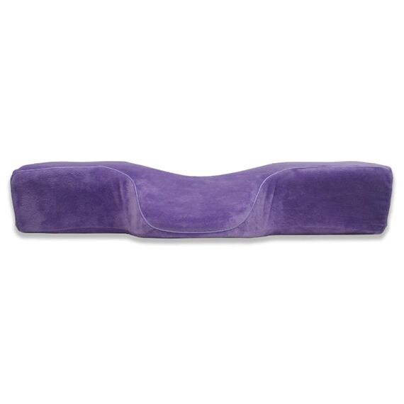 Cuscino per ciglia Cuscino in memory foam a rimbalzo lento, dimensioni: 60x34x12 cm (viola)
