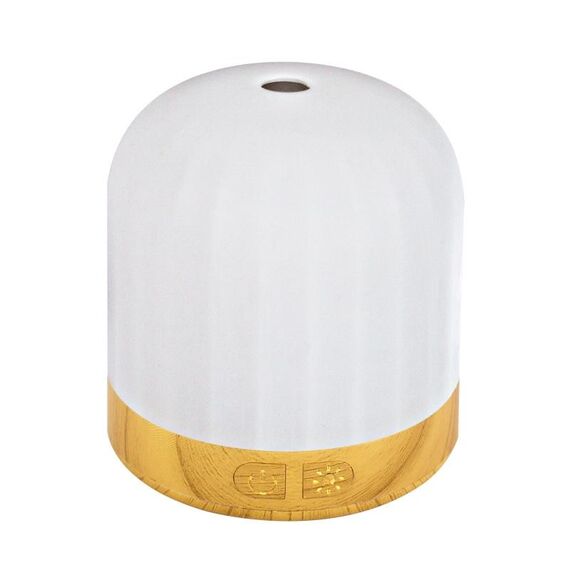RD1909 Lampada portatile per aromaterapia anidra effetto luce RGB, spec: legno monoforo