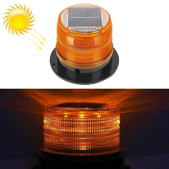 Spia di ricarica solare per auto (gialla)