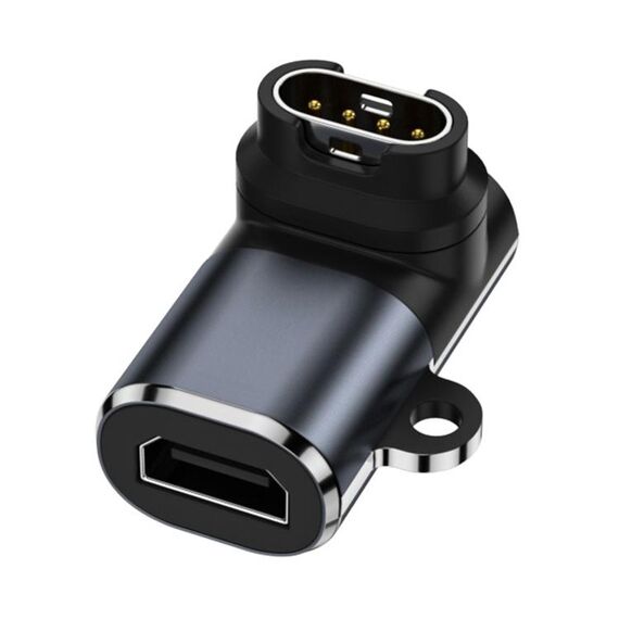 Per adattatore di ricarica per orologio Garmin, interfaccia: micro USB 90 gomito