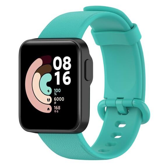 Per Xiaomi MI Watch Lite / Redmi Watch Cinturino in pelle con trama litchi (verde acqua)