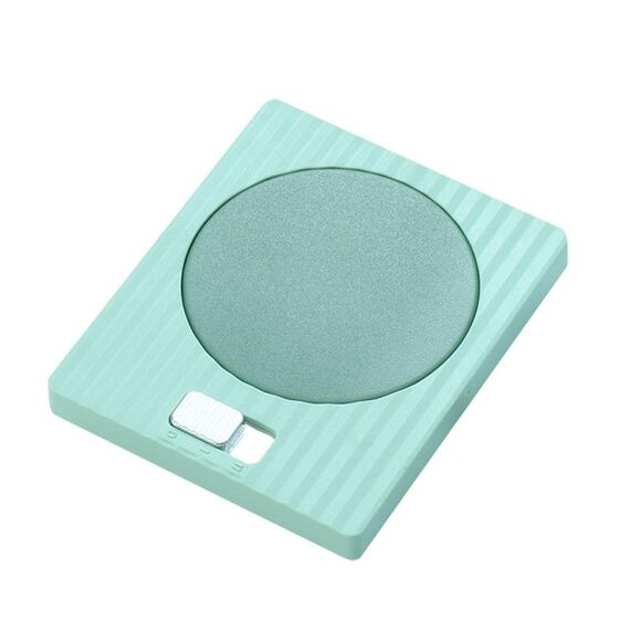 Sottobicchiere per termos riscaldante con tappetino per tazza a temperatura costante USB per uso domestico, stile: con adattatore (verde Matcha)