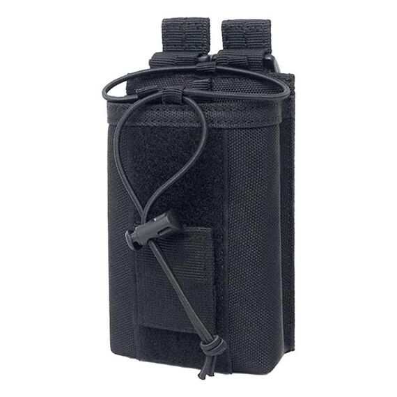 Marsupio per cintura di protezione per walkie-talkie da esterno (nero)