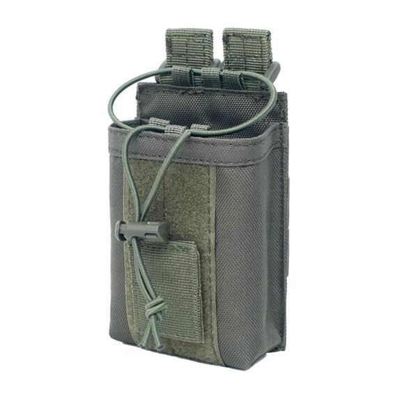 Walkie-talkie per esterni Custodia protettiva per cintura Marsupio (verde)