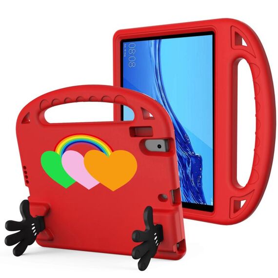 Per Lenovo Tab M10 HD TB-X505F/N 10.1 pollici Love Small Palm Holder Custodia per tablet EVA (rosso)