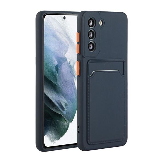 Per Samsung Galaxy S22 + 5G Card Slot Design Custodia antiurto in TPU (blu scuro)