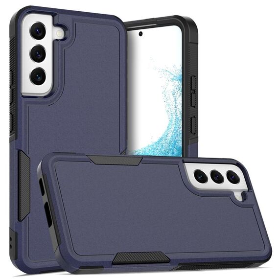 Per Samsung Galaxy S22 + 5G 2 in 1 PC + Custodia per telefono in TPU (bianca)