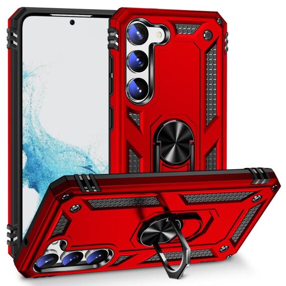Per Samsung Galaxy S23 5G TPU antiurto + custodia per PC (rosso)