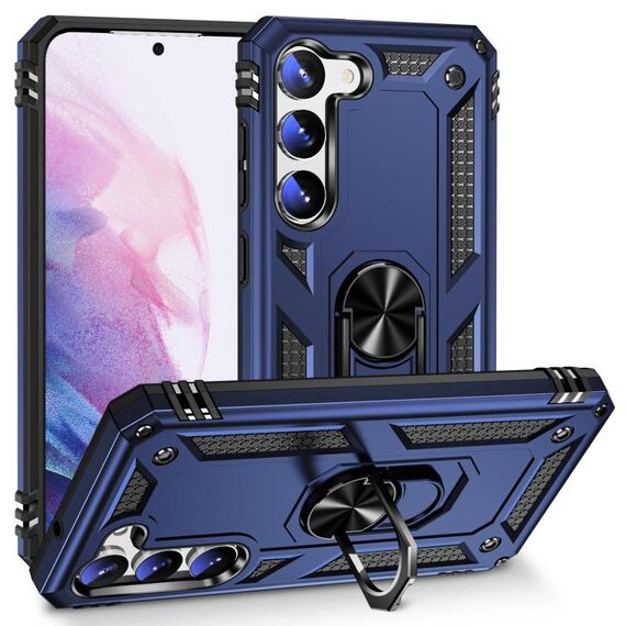 Per Samsung Galaxy S23 + 5G TPU antiurto + custodia per PC (blu)