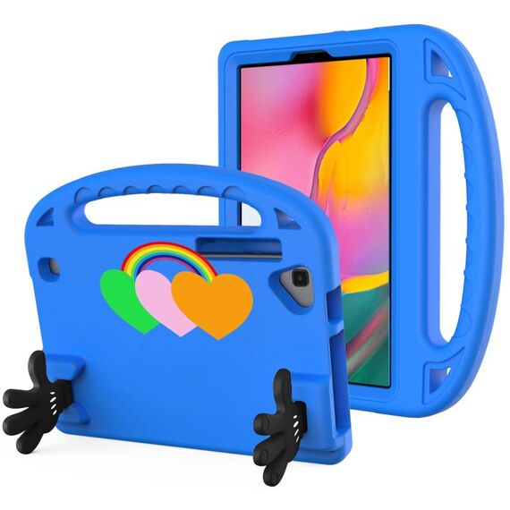 Per Samsung Galaxy Tab A 8.4 2020 Love Small Palm Holder Custodia per tablet EVA (blu)