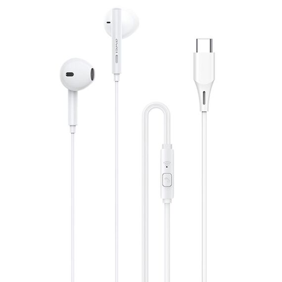 awei PC-1T 1.2m Mini Stereo Semi In-ear Auricolari (bianco)