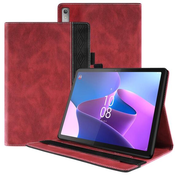 Custodia in pelle per tablet PC Lenovo Tab P11 Pro Gen 2 serie splicing (rosso)