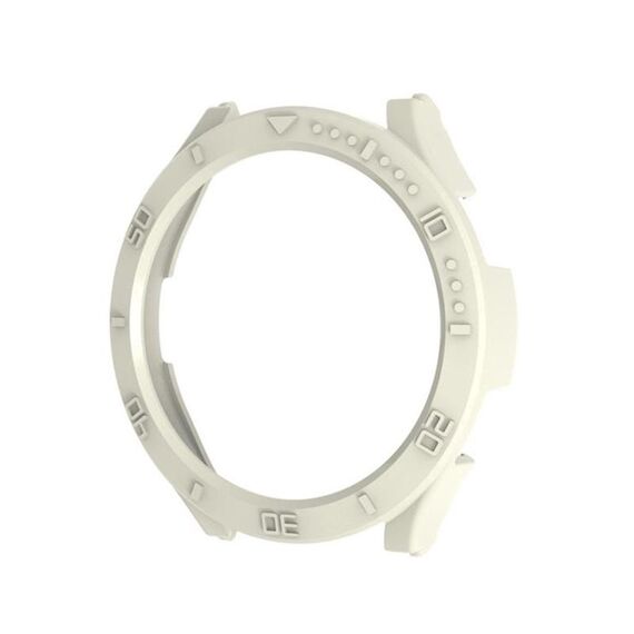 Per Samsung Galaxy Watch 5 44mm Custodia per PC semi-copertina con scala (bianco)
