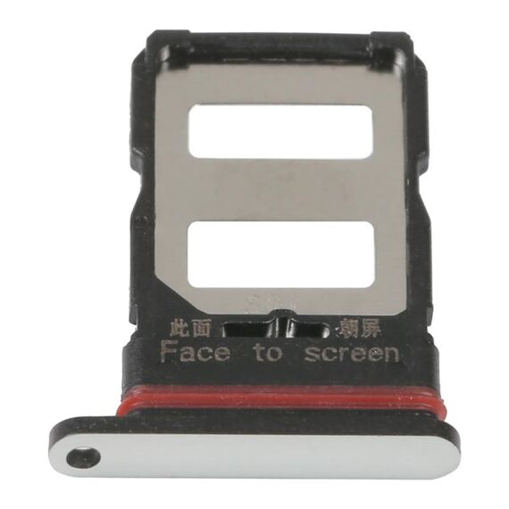 Per Xiaomi Poco F4 Vassoio per schede SIM + Vassoio per schede SIM (argento)