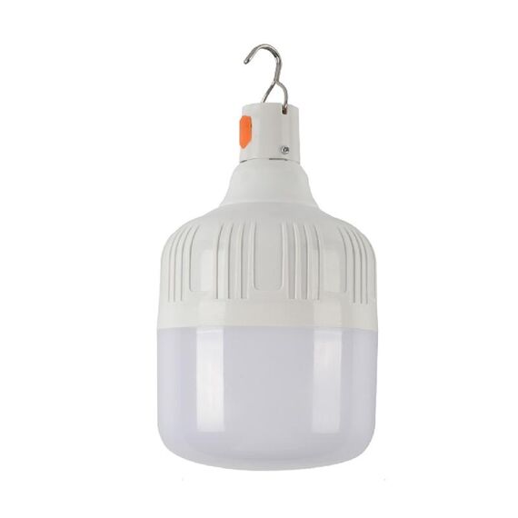 AB26 Lampada a LED con ricarica USB Lampade da bancarella del mercato notturno Lampada a sospensione da campeggio per esterni, Potenza: 100 W (bianco)
