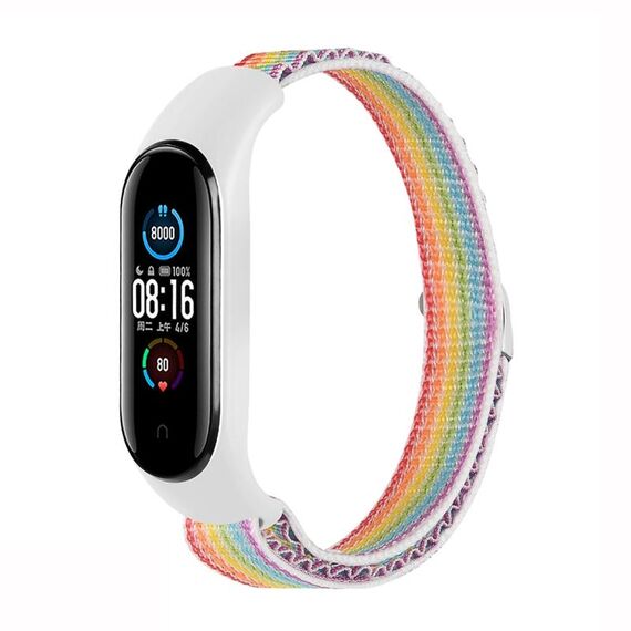 Per Xiaomi Mi Band 3/4/5/6/7 Cinturino in nylon con cinturino (sette colori)