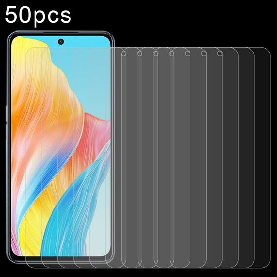 Per OPPO A98 50 pezzi 0,26 mm 9H 2.5D Pellicola in vetro temperato
