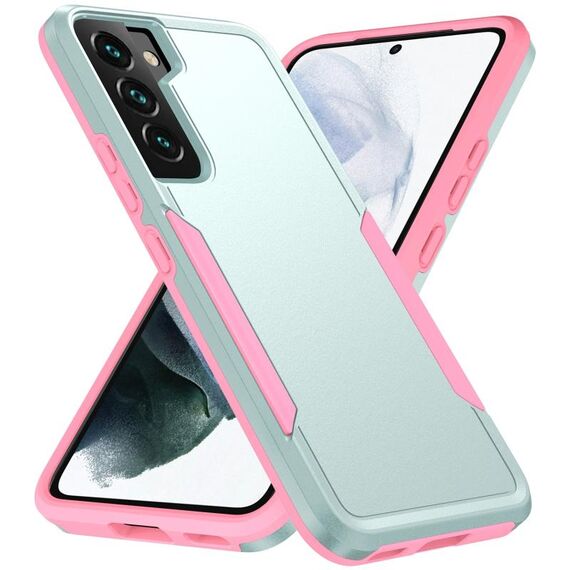 Per Samsung Galaxy S23 + 5G Pioneer Armor PC + Custodia per telefono TPU (verde rosa)