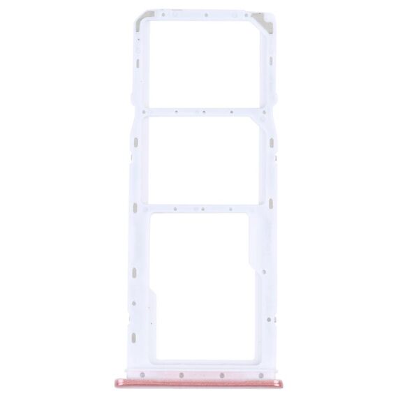 Per Samsung Galaxy A04 SM-A045F Vassoio per scheda SIM originale + Vassoio per scheda SIM + Vassoio per scheda Micro SD (rosa)