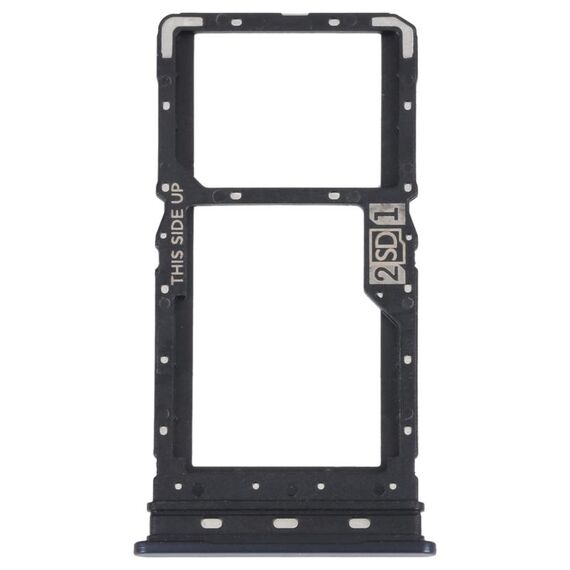 Per Motorola Moto G62 5G / Moto G62 India Vassoio scheda SIM + Vassoio scheda SIM / Micro SD (nero)