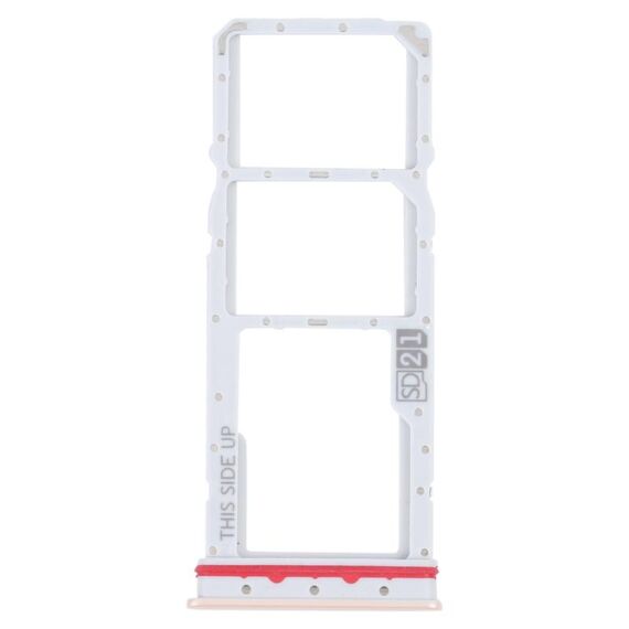 Per Motorola Moto G32 Vassoio per schede SIM + Vassoio per schede SIM + Vassoio per schede Micro SD (oro)