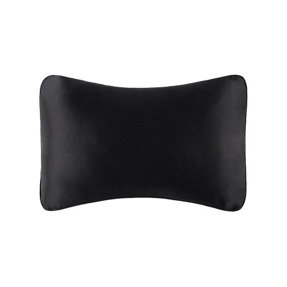 TZ19 Cuscino per la testa dell'auto in seta Cuscino per auto in memory foam Comfort Supporto lombare (nero)