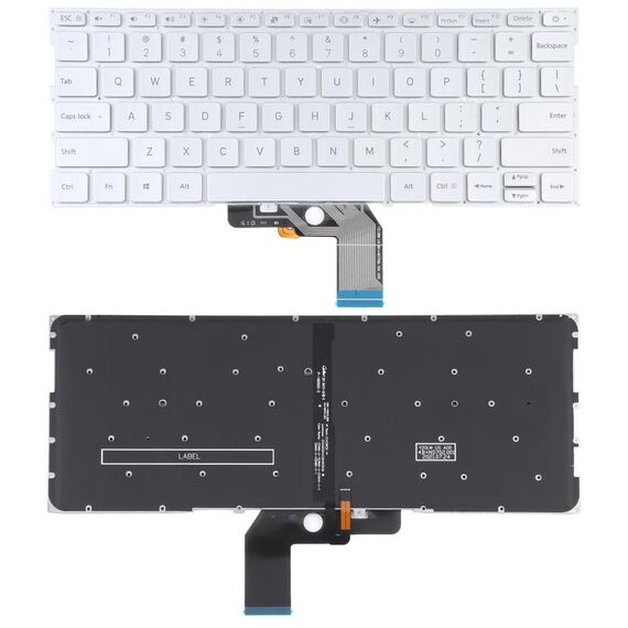 Per Xiaomi Mi Air 13.3 Versione USA Tastiera con retroilluminazione (argento)