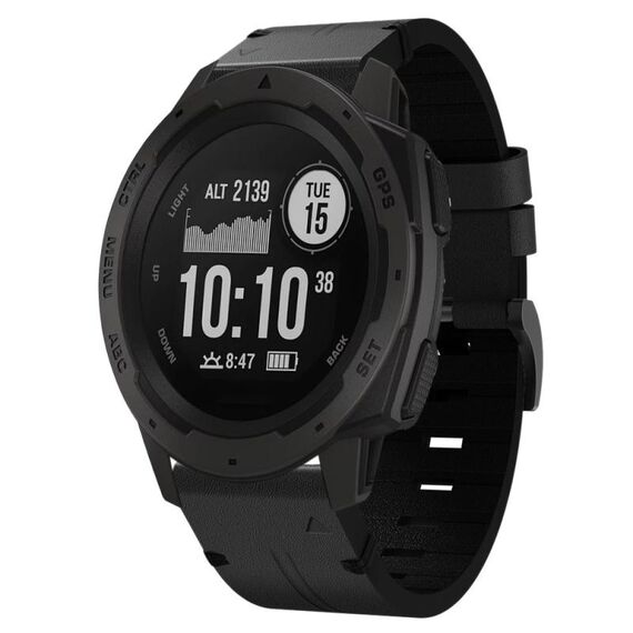 Cinturino per orologio con fibbia in acciaio Garmin Instinct da 22 mm (nero)