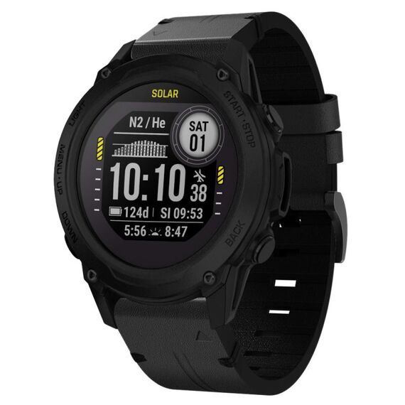 Cinturino per cinturino con fibbia in acciaio Garmin Descent G1 22 mm (nero)