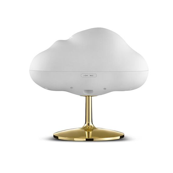 Lampada da tavolo USB con diffusore di aromi cloud da 270 ml (fondo argento)