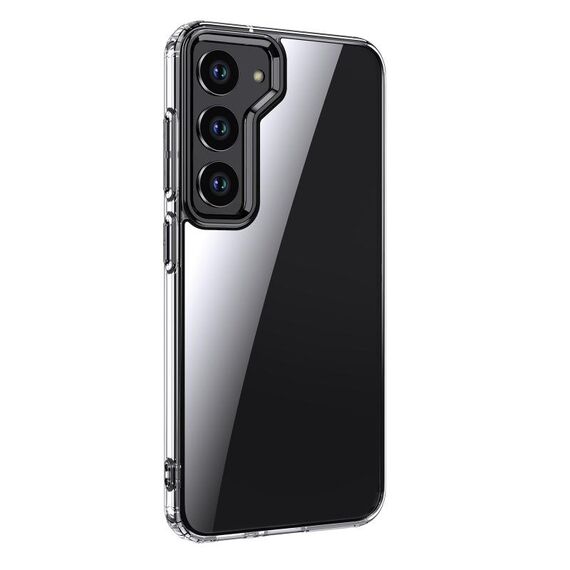 Per Samsung Galaxy S23 5G Armor Custodia rigida in TPU trasparente per PC (trasparente)