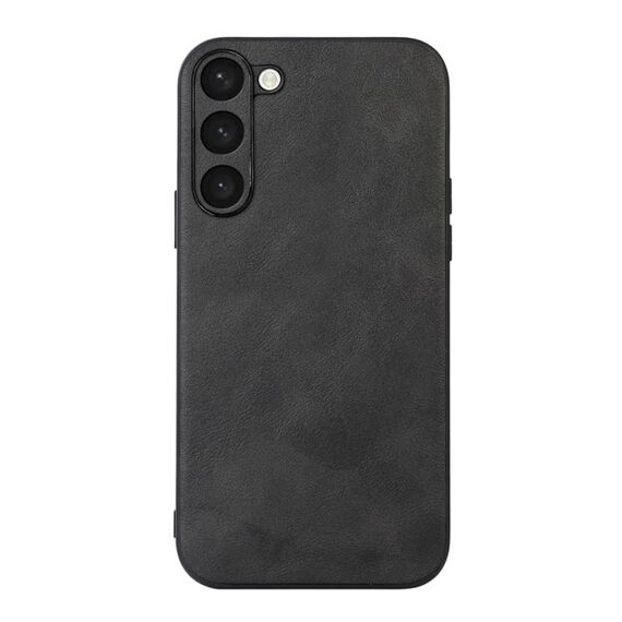 Per Samsung Galaxy S23+ 5G Custodia per cellulare in pelle bovina Texture PU (nero)