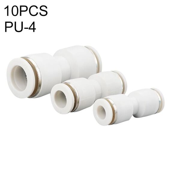 PU-4 LAIZE 10pcs PU diritto pneumatico connettore a montaggio rapido
