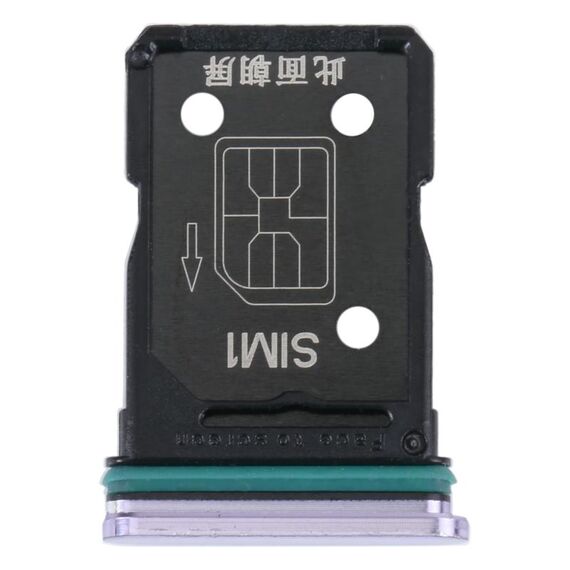 Per OPPO Reno4 5G Vassoio scheda SIM + Vassoio scheda SIM (viola)