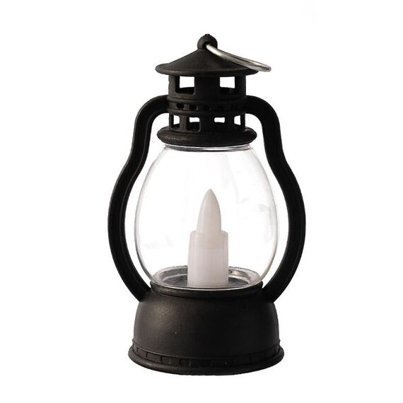 Retro lampada portatile a cherosene Bar Home Decorazioni natalizie Luci, colore: nero
