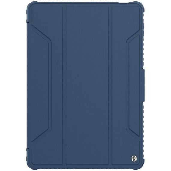 Custodia per tablet in pelle NILLKIN Bumper Pro per Xiaomi Pad 5 Pro da 12,4 pollici con slot per penna e funzione Sleep / Wake-up (blu)