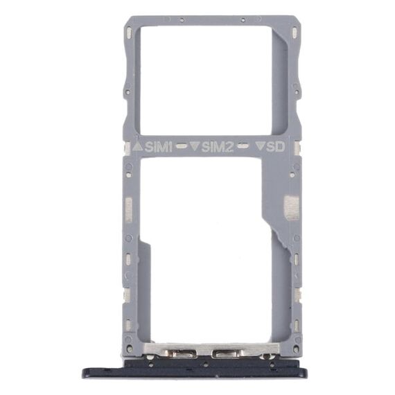Per TCL 10 SE T766H Vassoio per scheda SIM originale + Vassoio per scheda SIM / Micro SD (nero)