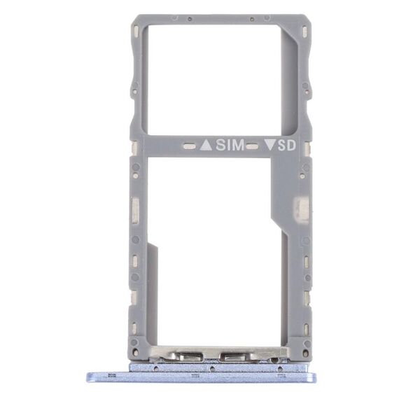 Per TCL 10 SE T766H Vassoio scheda SIM originale + Vassoio scheda SIM / Micro SD (viola)