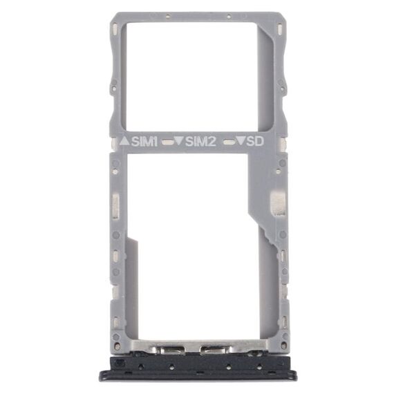 Per TCL 20 SE Vassoio scheda SIM originale + Vassoio scheda SIM / Micro SD (nero)